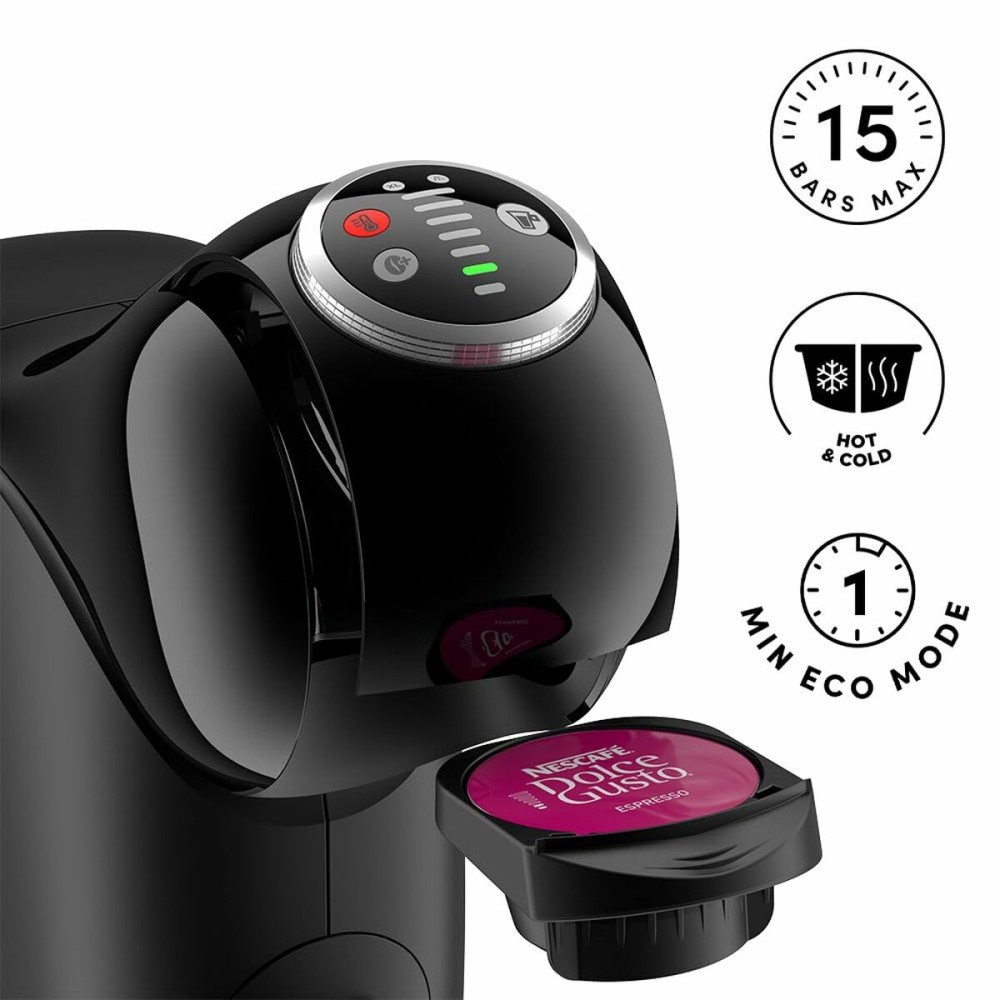 Kapsel-Kaffeemaschine DeLonghi Genio S Plus Schwarz