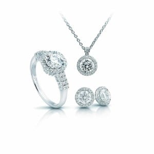 Ensemble Collier et Boucles d'oreille Diamonfire 1312691902165 Bague