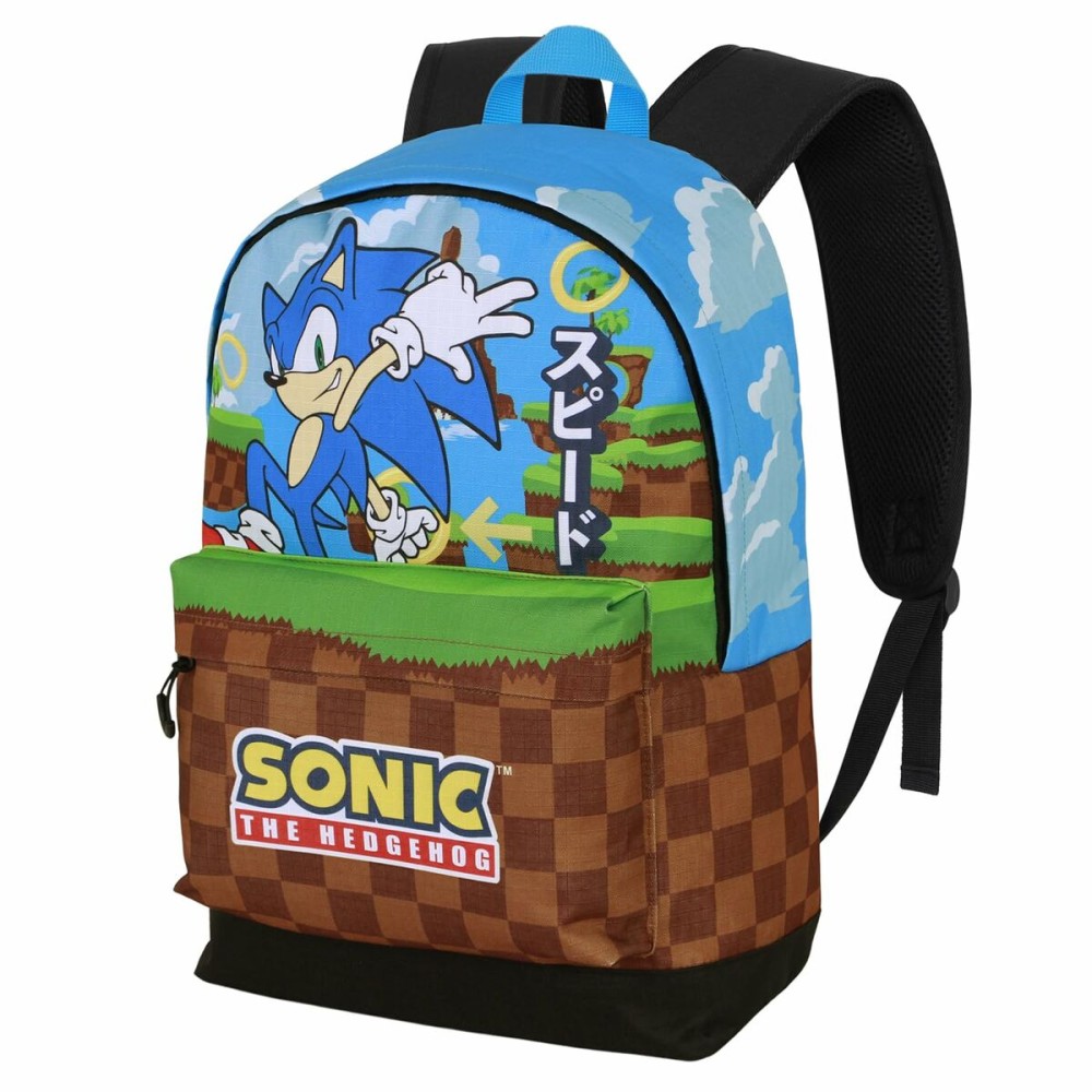 Schulrucksack Sonic Greenhill Bunt 31 x 18 x 44 cm