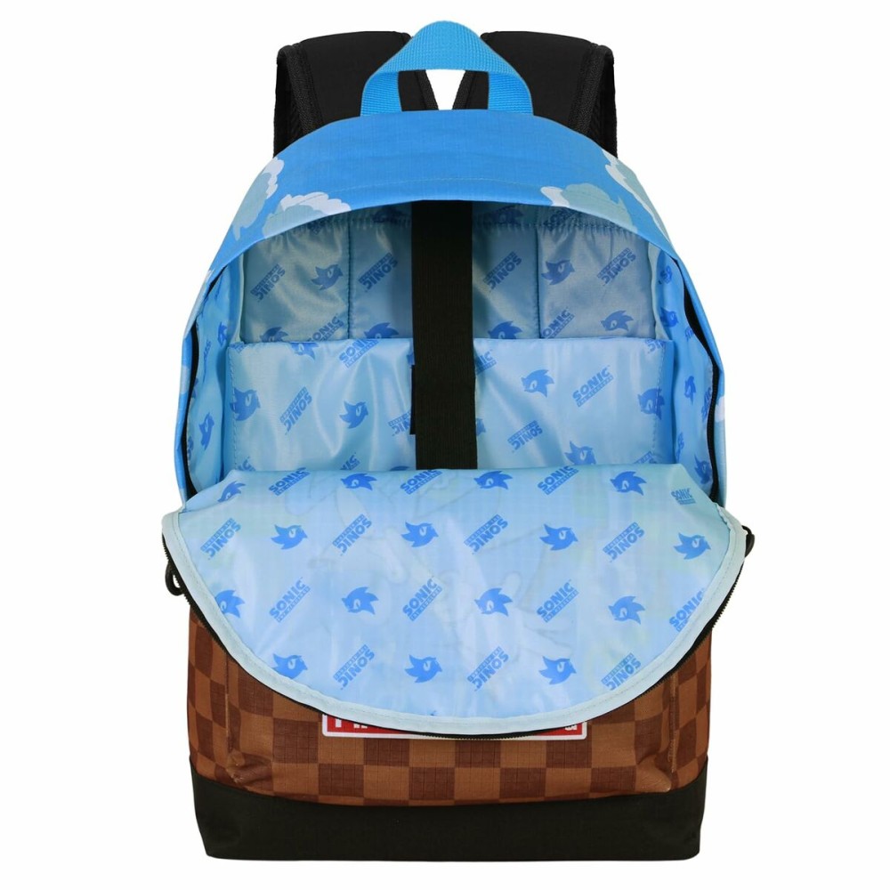 Schulrucksack Sonic Greenhill Bunt 31 x 18 x 44 cm