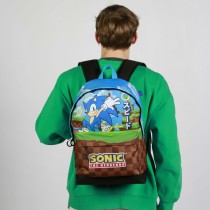 Schulrucksack Sonic Greenhill Bunt 31 x 18 x 44 cm