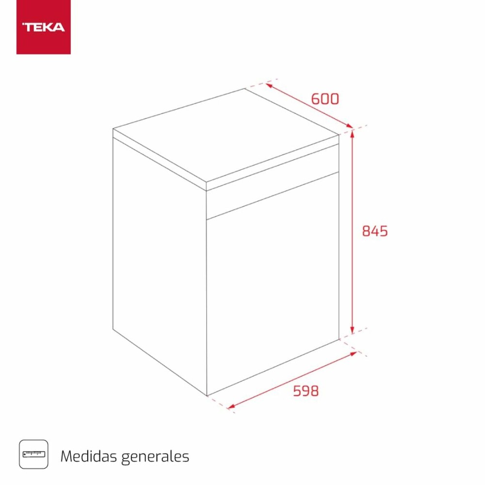 Dishwasher Teka DFS76850 Steel 60 cm