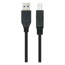 USB-Kabel NANOCABLE 10.01.0802-BK Schwarz