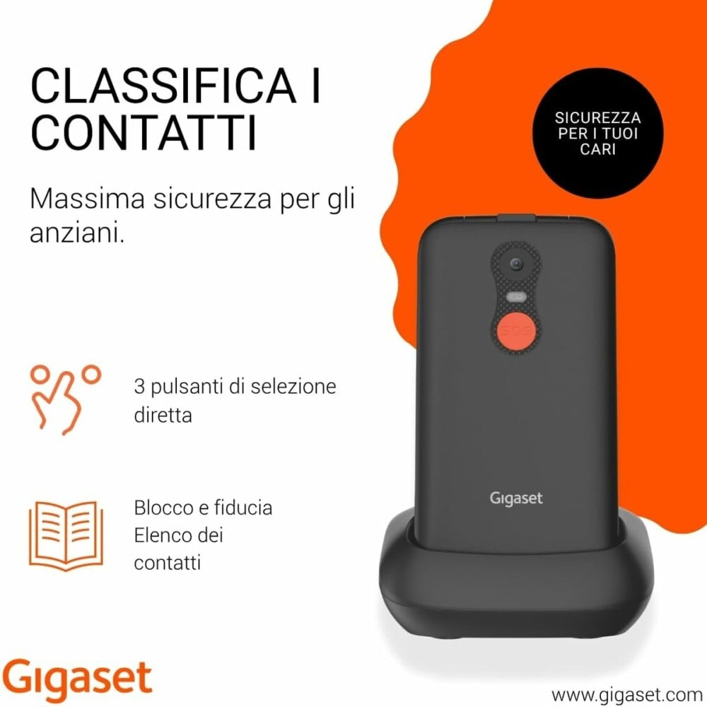 Smartphone Gigaset S30853-H1231-R101 2,8" Black
