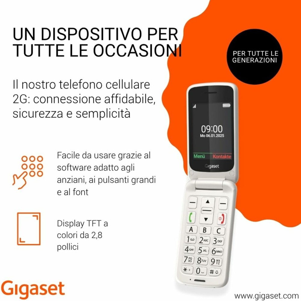 Smartphone Gigaset S30853-H1230-R104 2,8" White