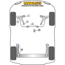 Silentblock Powerflex PFF12-101 Delantera Châssis