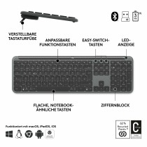 Keyboard and Mouse Logitech 920-012504 Graphite German QWERTZ