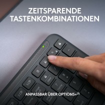 clavier et souris Logitech 920-012504 Graphite Allemand QWERTZ