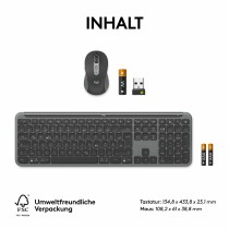 Keyboard and Mouse Logitech 920-012504 Graphite German QWERTZ