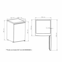Gefrierschrank Aspes SCV855500EX 85