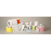 Rouleau d'Étiquettes Zebra Blanc (12 Unités)