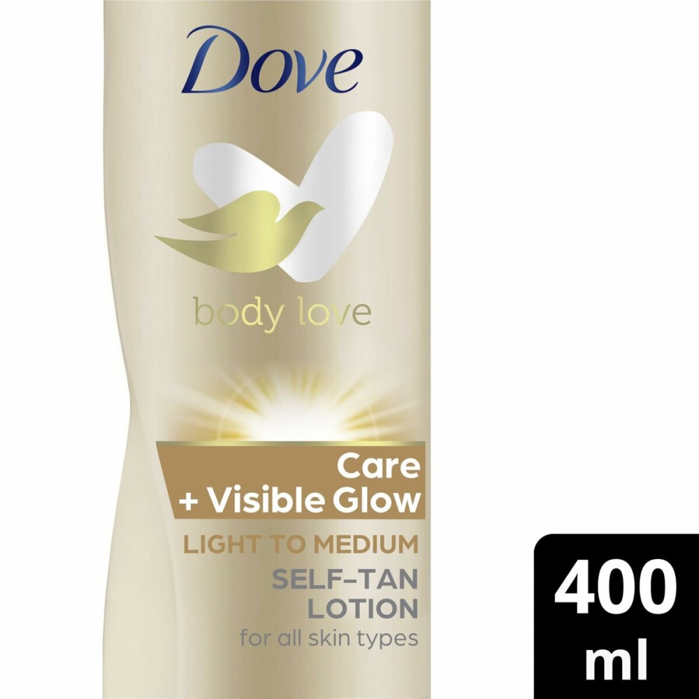 Autobronzant Corporel Dove VISIBLE GLOW 400 ml