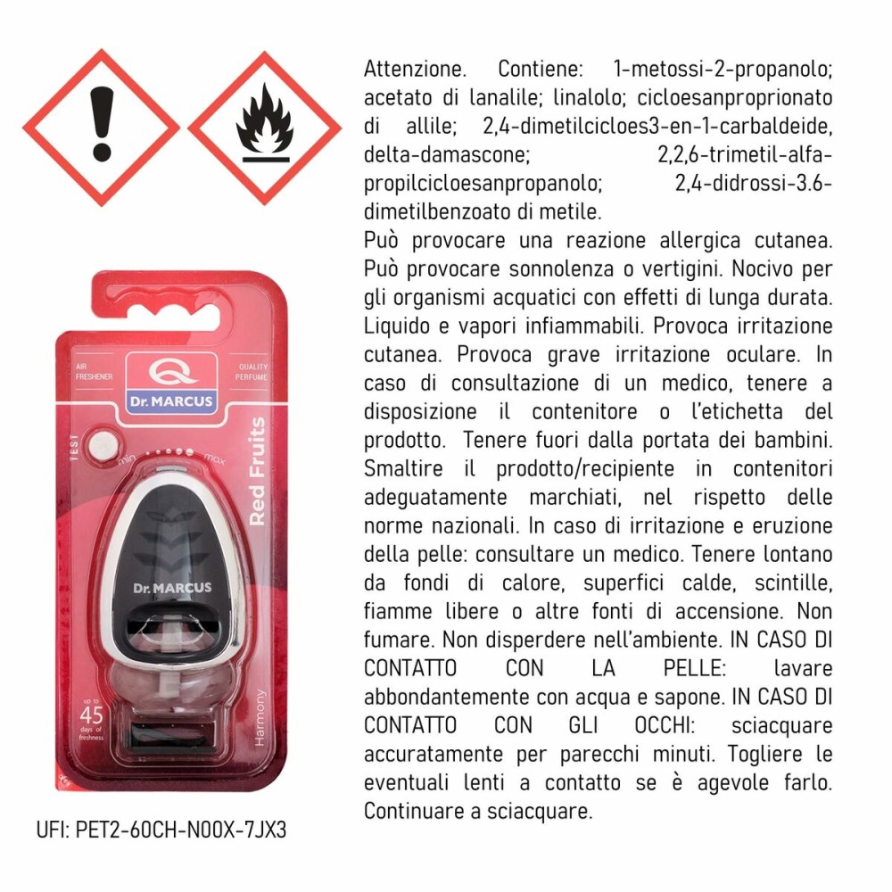 Car Air Freshener Dr Marcus Red fruits