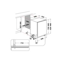 Lave-vaisselle Whirlpool Corporation W8IHP42LSC Noir 60 cm