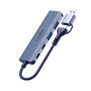 Câble USB CoolBox COO-HUB-C-CCAA