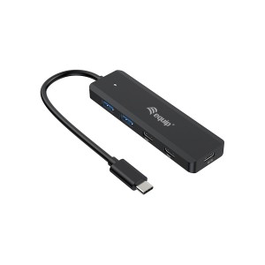 Hub USB Equip 128964 Schwarz