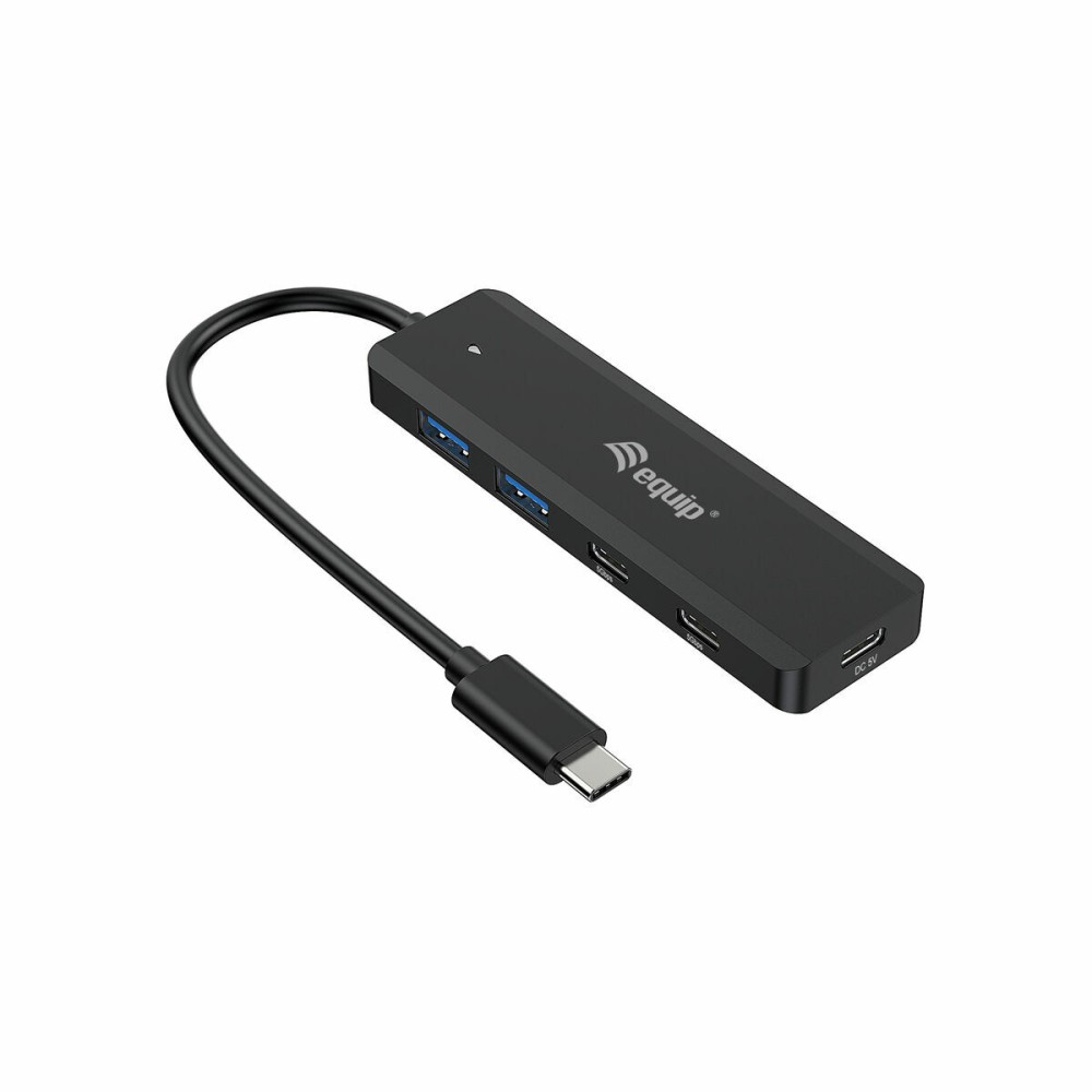 Hub USB Equip 128964 Schwarz