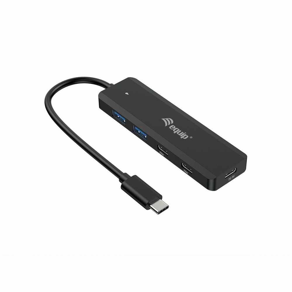 Hub USB Equip 128964 Schwarz
