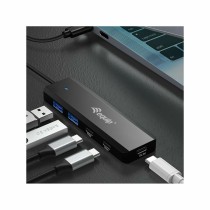 Hub USB Equip 128964 Schwarz