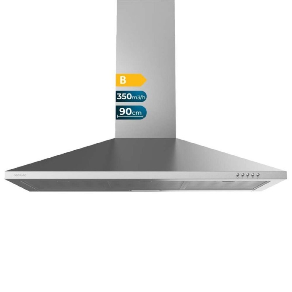 Konventioneller Rauchfang Cecotec Bolero Flux PM 903500 Inox B Stahl 90 x 46,5 cm