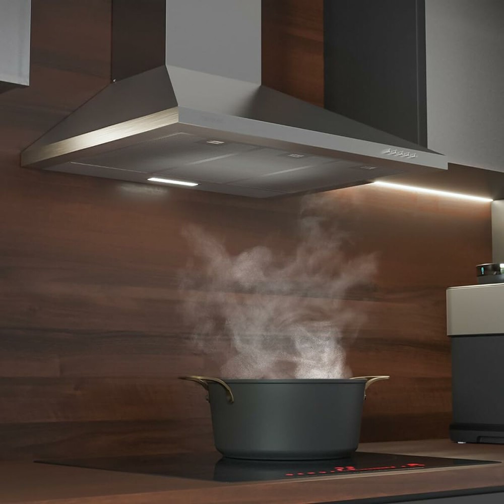 Konventioneller Rauchfang Cecotec Bolero Flux PM 903500 Inox B Stahl 90 x 46,5 cm