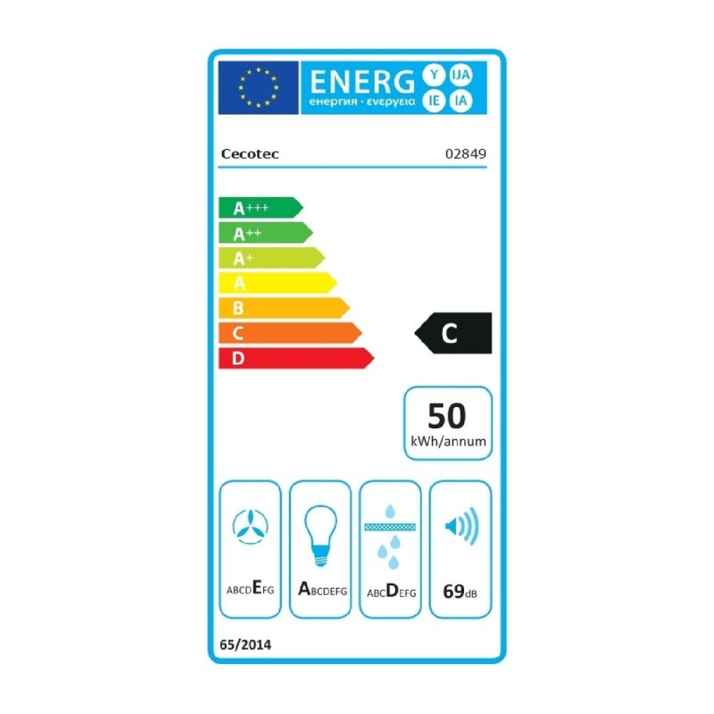 Konventioneller Rauchfang Cecotec Bolero Flux PM 604300 Inox C Stahl