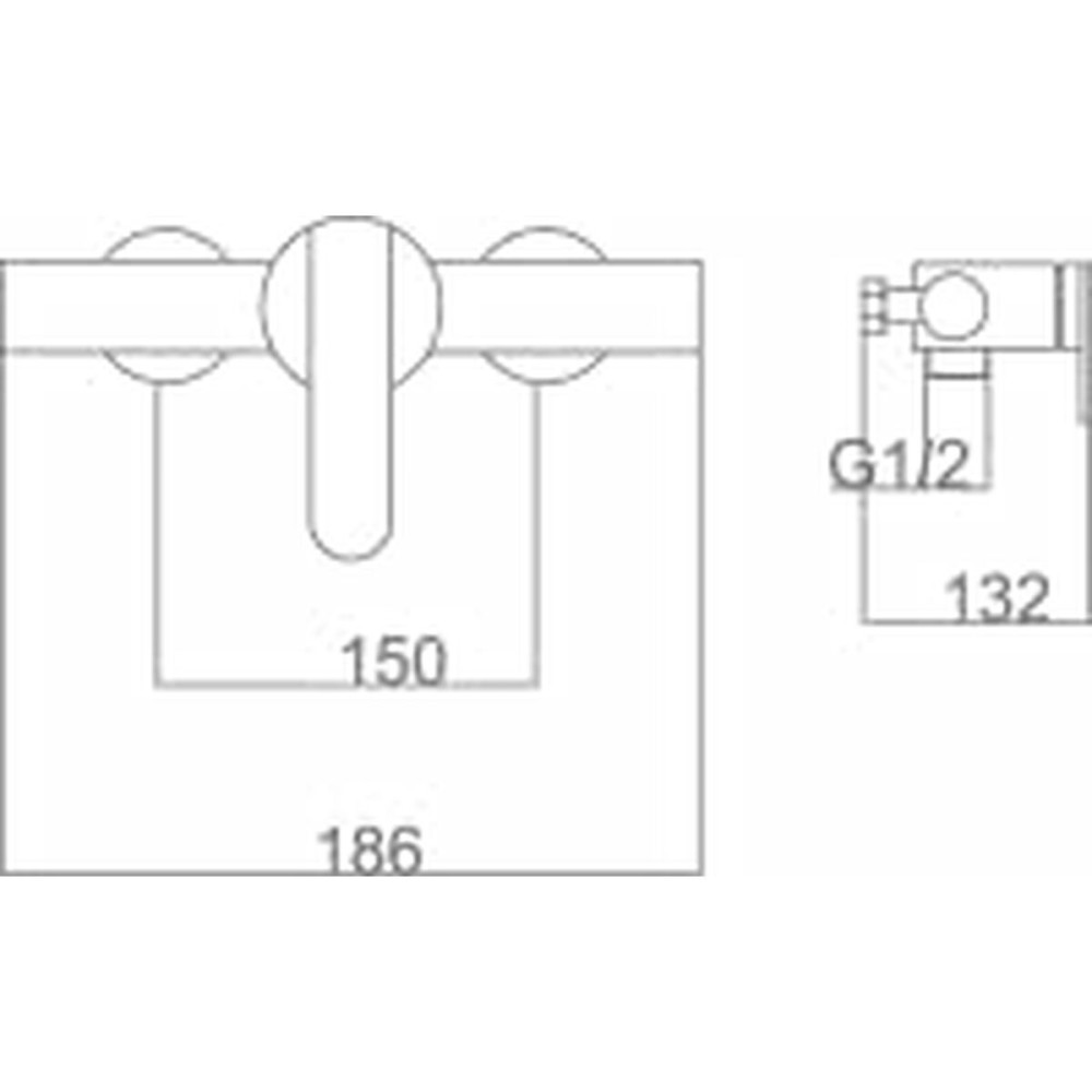 Dusche Säule Imex ROMA NM BDR001-5NG Edelstahl ABS 150 cm 2 Positionen