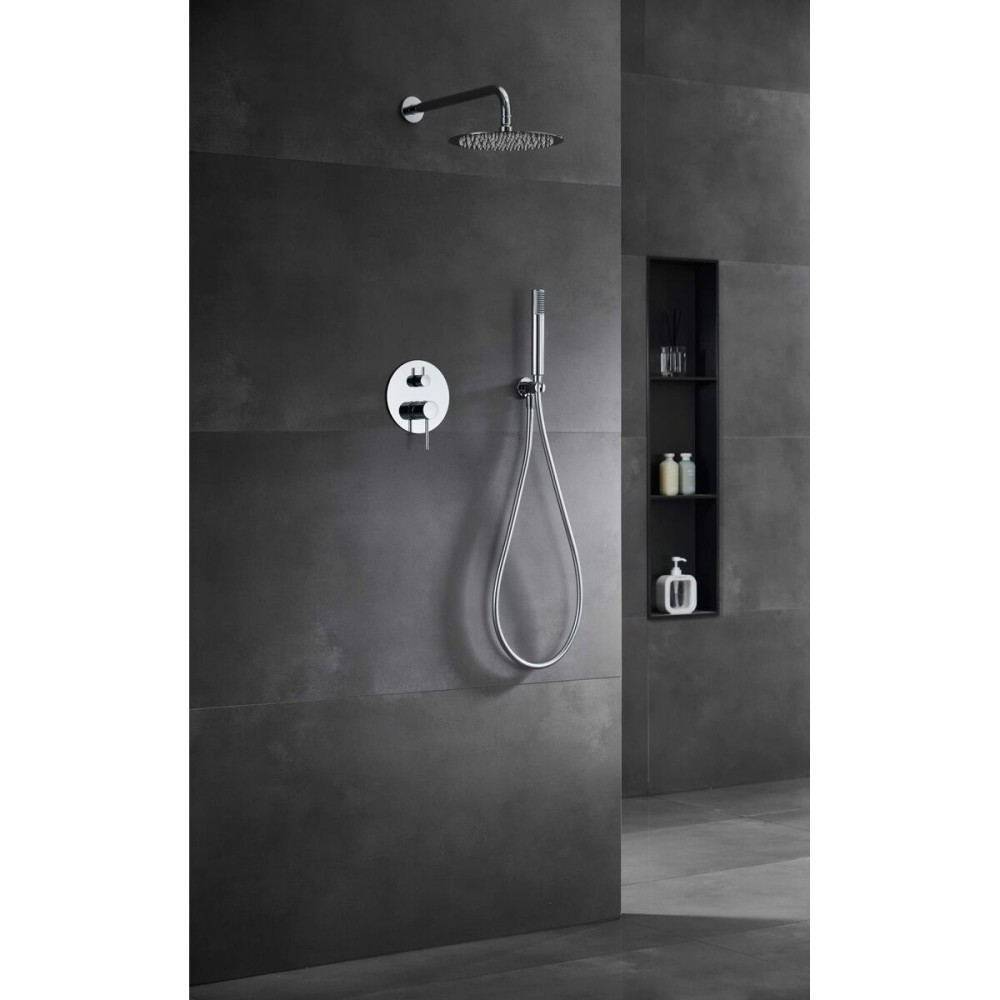 Dusche Säule Imex MONZA GPM039 Messing Stahl 150 cm 2 Positionen