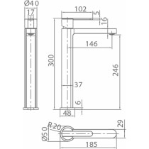 Mitigeur Imex ROMA BDR001-3 Laiton