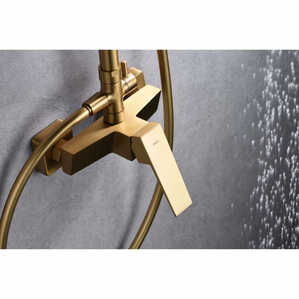 Dusche Säule Imex BDAR025-OC Messing Stahl 150 cm 2 Positionen