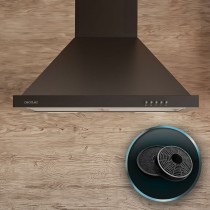 Hotte standard Cecotec Bolero Flux PM 606500 Noir 60 cm