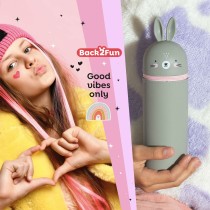 Trousse d'écolier cylindrique Apli My Little Pets Gris Lapin