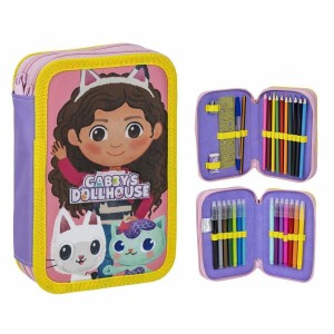 Pochette crayons Gabby's Dollhouse Lila 12,5 x 19,5 x 4,5 cm