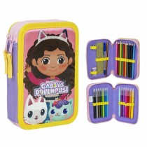 Pochette crayons Gabby's Dollhouse Lila 12,5 x 19,5 x 4,5 cm