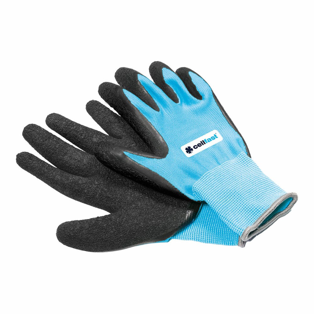 Gardening gloves Cellfast Blue Natural rubber M 8