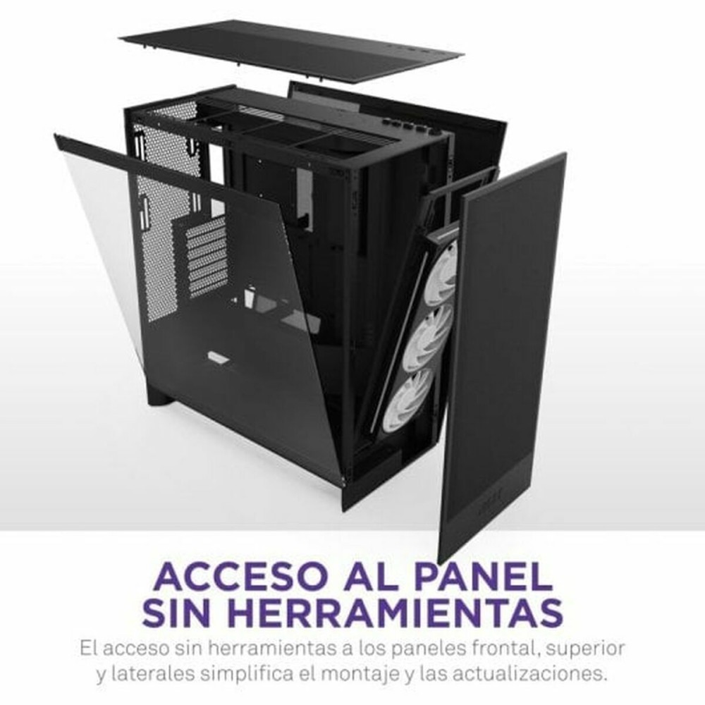 ATX Semi-tower Box NZXT H7 Flow RGB Midi Black