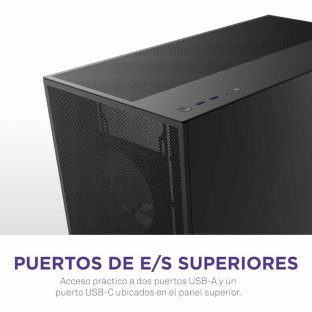 Boîtier ATX semi-tour NZXT H7 Flow RGB Midi Noir