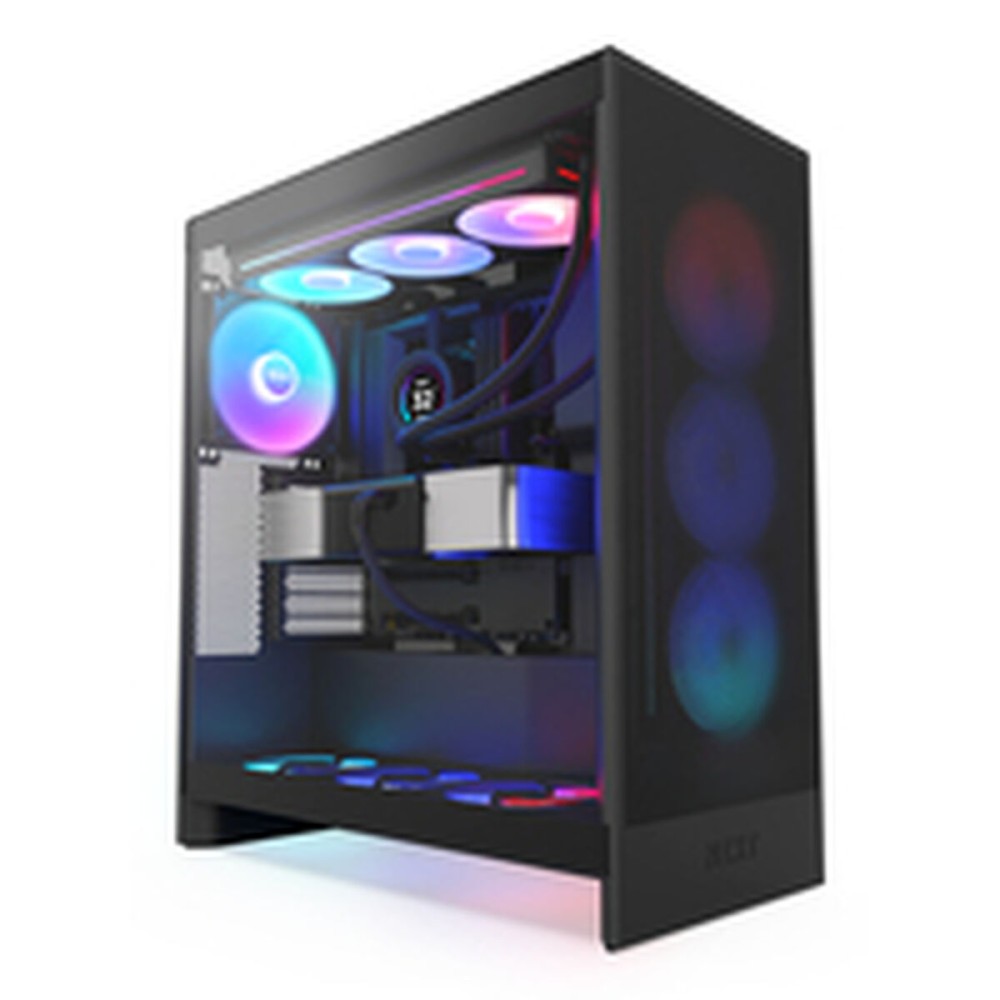 Boîtier ATX semi-tour NZXT H7 Flow RGB Midi Noir