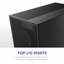 Boîtier ATX semi-tour NZXT H7 Flow RGB Midi Noir