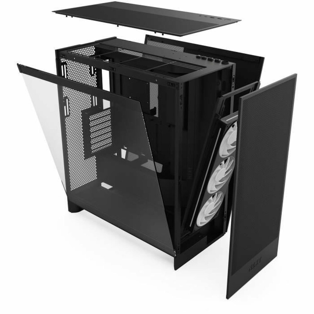 Boîtier ATX semi-tour NZXT H7 Flow RGB Midi Noir