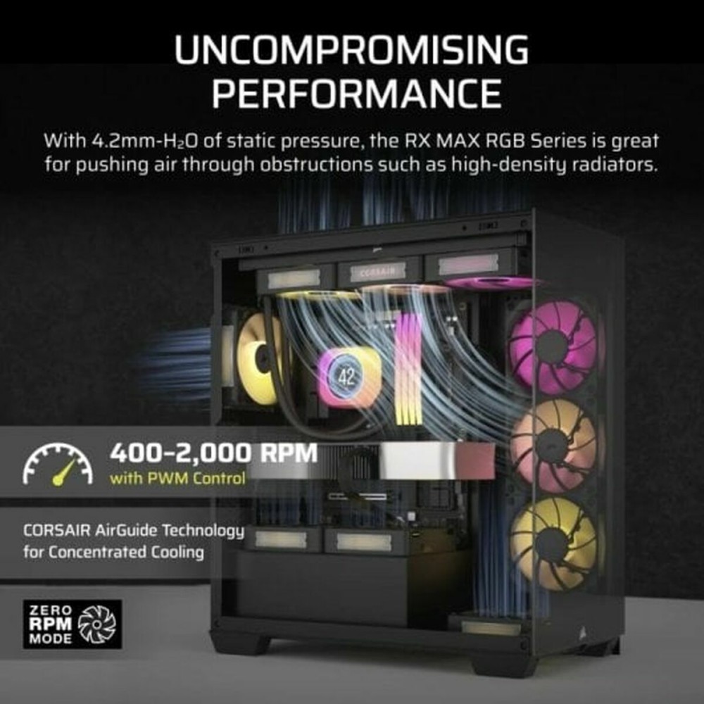Ventillateur de cabine Corsair iCUE LINK RX120 RGB MAX