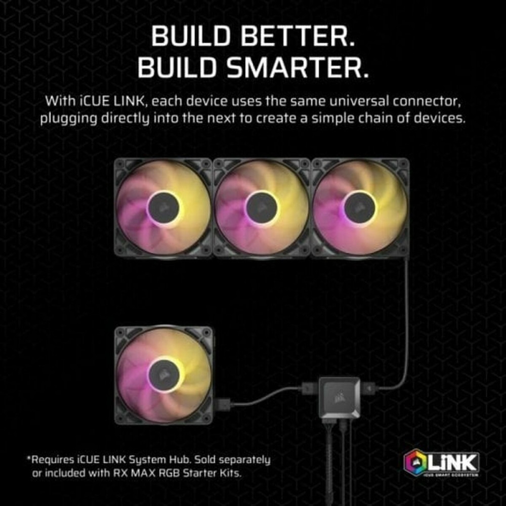 Ventillateur de cabine Corsair iCUE LINK RX120 RGB MAX