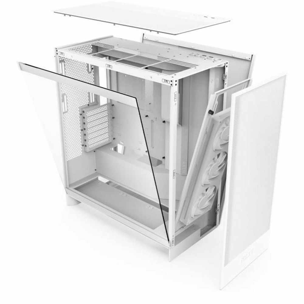 Boîtier ATX semi-tour NZXT H7 Flow Midi Blanc