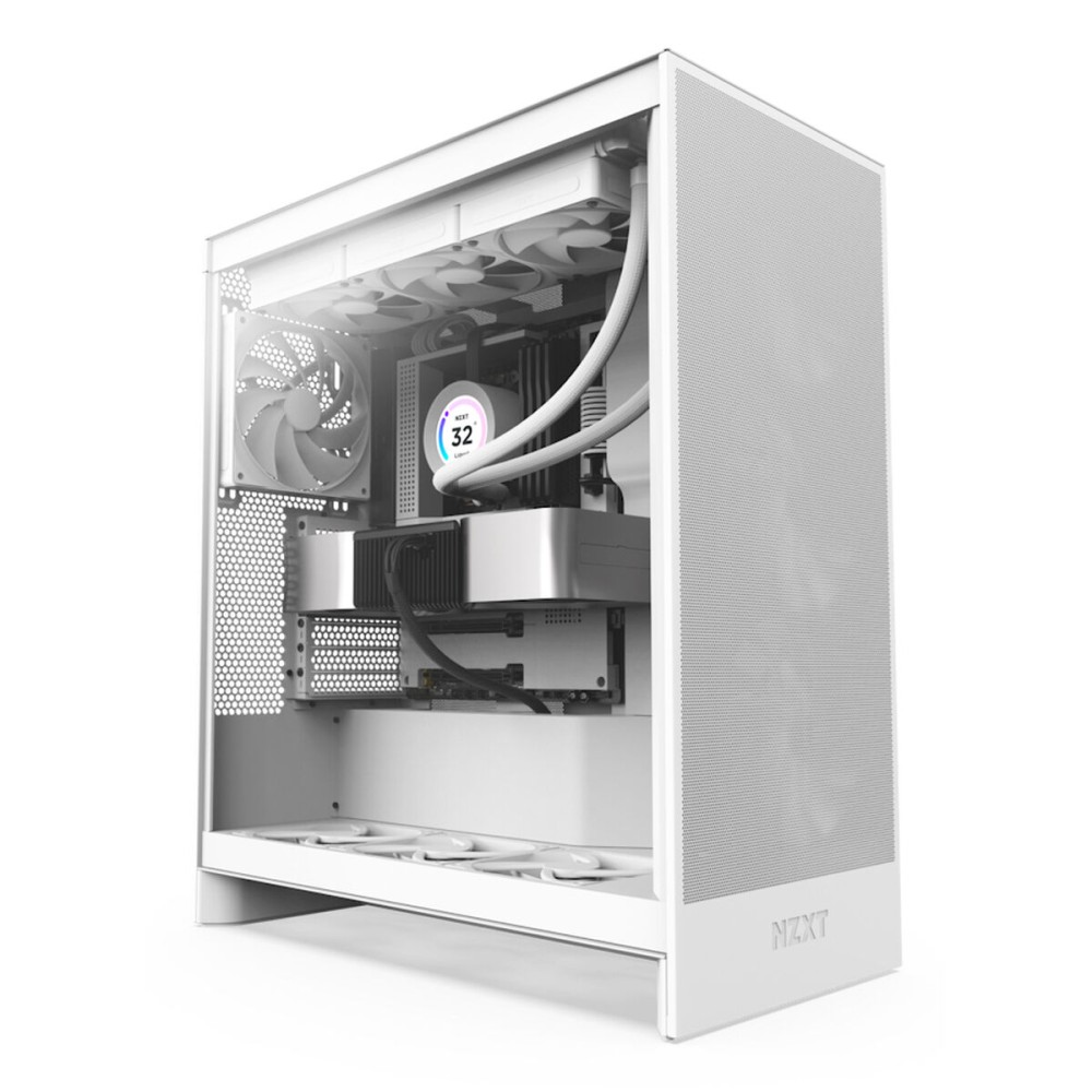 ATX Semi-tower Box NZXT H7 Flow Midi White