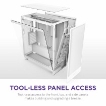 Boîtier ATX semi-tour NZXT H7 Flow Midi Blanc