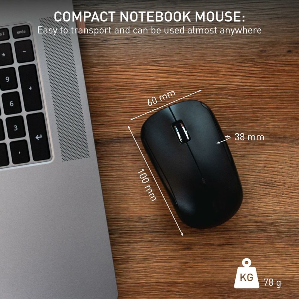 Mouse Cherry JW-T2200-2 Schwarz