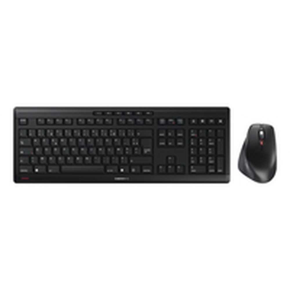 Tastatur mit Maus Cherry JD-8550FR-2 Schwarz Französisch Azerty Französisch
