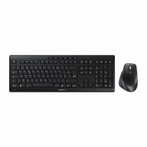 Tastatur mit Maus Cherry JD-8550FR-2 Schwarz Französisch Azerty Französisch