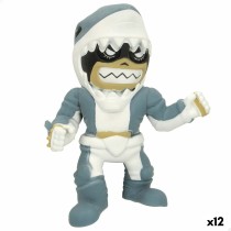 Actionfiguren Eolo Super Masked Jaw Boy 14 x 16 x 8,5 cm Elastisch (12 Stück)