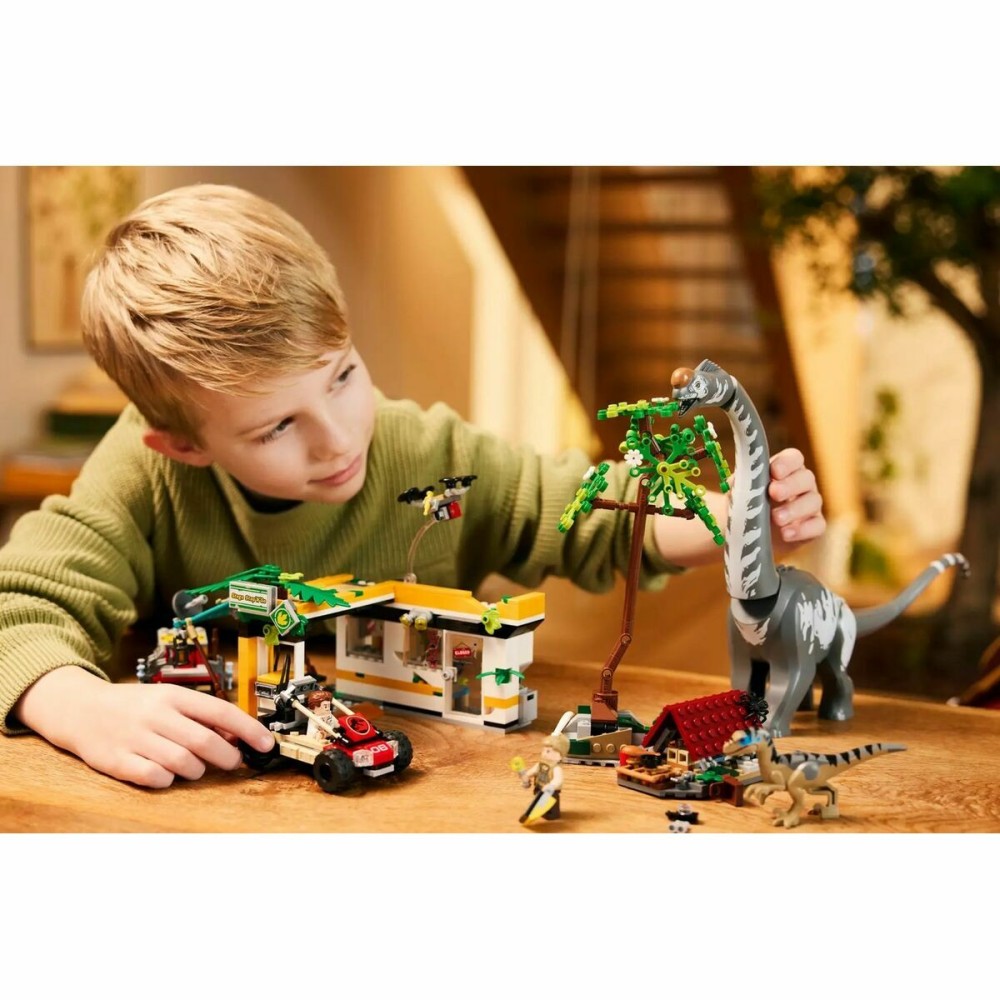 Set de construction Lego JURASSIC WORLD 76973 Raptor & Titanosaurus Tracking Mission